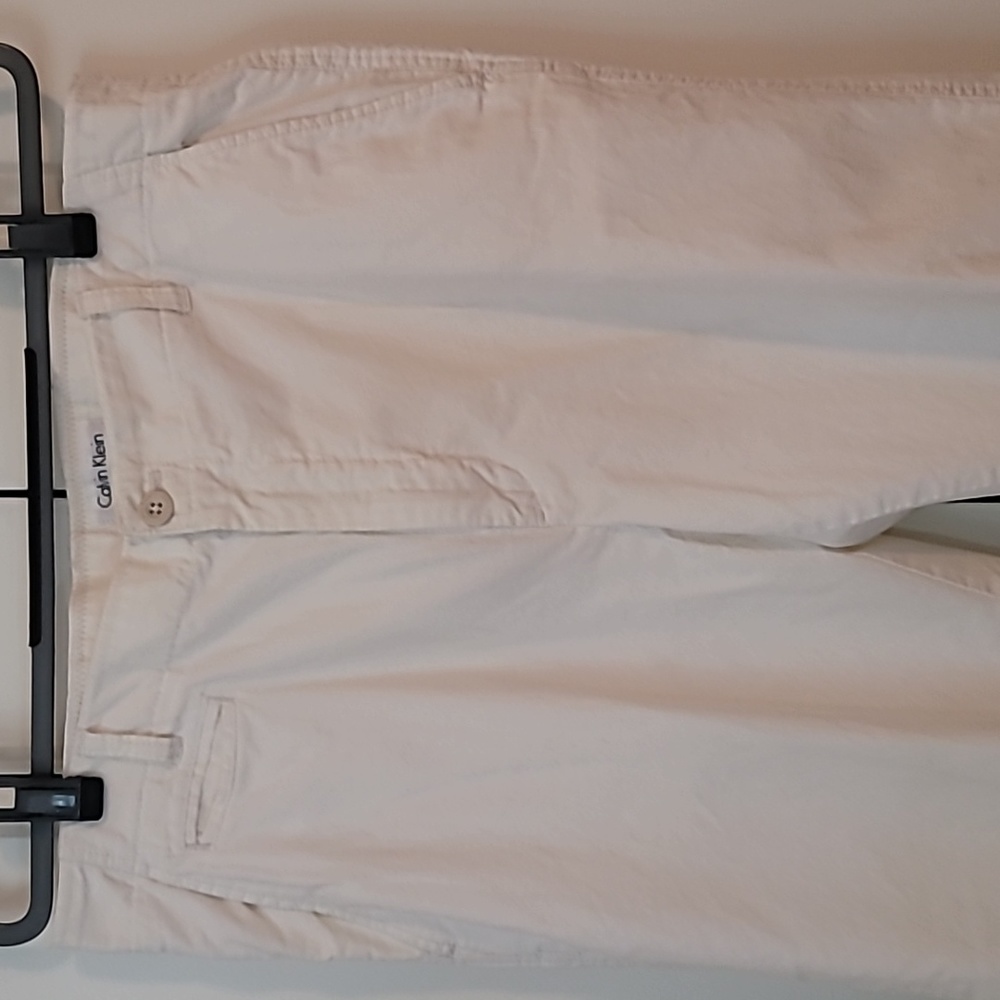 Calvin Klein white fine corduroy pants - Men's 36 waist 36x30 - white 5 pocket